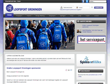 Tablet Screenshot of loopsportgroningen.nl